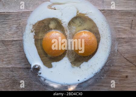 Scrambled Eggs Stock Photo