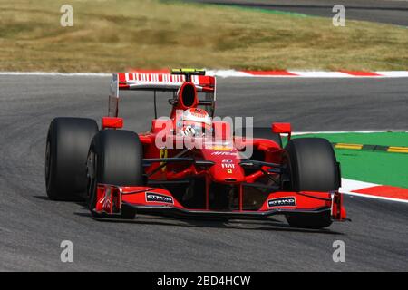 Kimi Raikkonen, Ferrari F60, Italian GP 2009, Monza Stock Photo