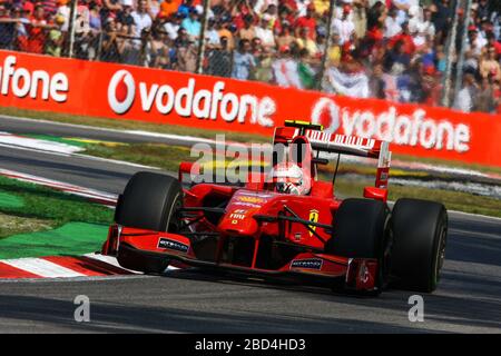 Kimi Raikkonen, Ferrari F60, Italian GP 2009, Monza Stock Photo