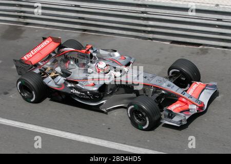 Kimi Raikkonen, McLaren Mercedes MP4-21, Monaco GP 2006, Montecarlo Stock Photo