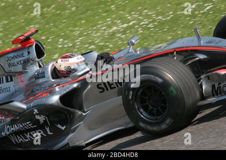 Kimi Raikkonen, McLaren Mercedes MP4-21, San Marino GP 2006, Imola Stock Photo
