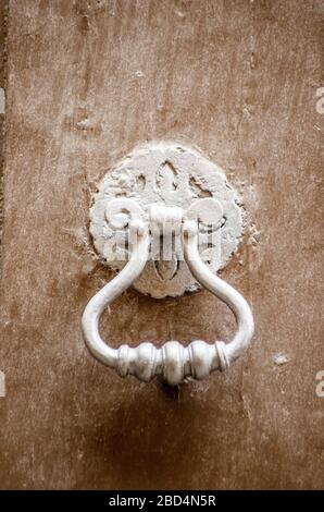 beautiful historic building knocker important for history, art and architecture Stock Photo