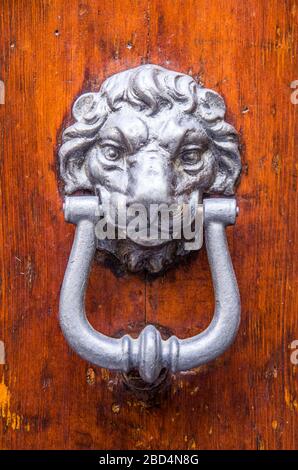 beautiful historic building knocker important for history, art and architecture Stock Photo