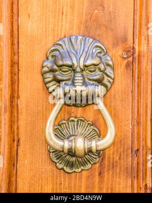 beautiful historic building knocker important for history, art and architecture Stock Photo