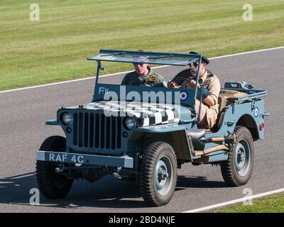 MILITARY JEEP RAF Stock Photo - Alamy