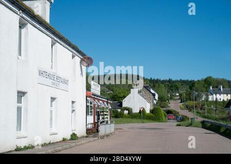 The Whitehouse restaurant in Lochaline, Morvern, Scotland Stock Photo