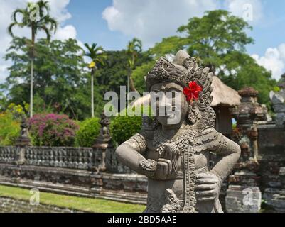 dh Pura Taman Ayun Royal Temple BALI INDONESIA Balinese statue idol guarding Mengwi Temple hinduism religion hindu asian Stock Photo