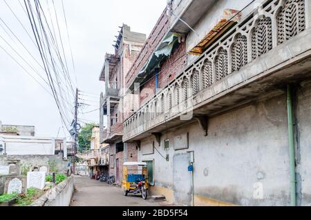 Masjid Noorani masque in Jinah Street link 1, area, Jhelum, Punjab, Pakistan Stock Photo