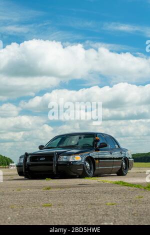 2007 Ford Crown Victoria P71 American Police car Stock Photo