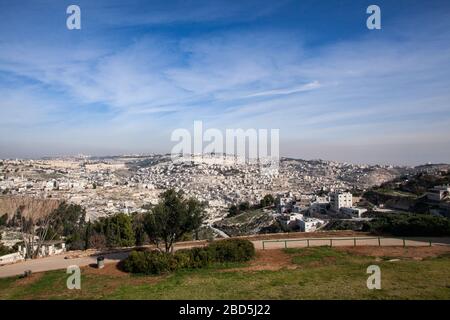 General view of the old city of the Jerusalem, Israel Stock Photo - Alamy
