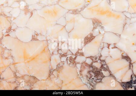 Natural yellow marble wall panel, close up background photo texture Stock Photo
