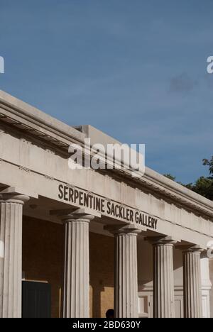 1800s Gun Powder Store Serpentine Sackler Galllery, Kensington Gardens, London, W2 Stock Photo