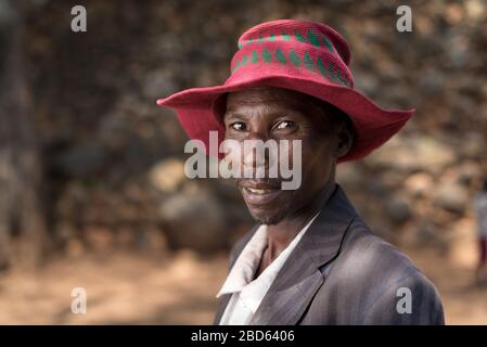 A Group of Traditional Konso Tribe Men Playing Gebra which is the ...