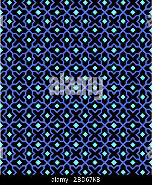 Gorgeous seamless pattern white colorful Moroccan, Portuguese tiles, ornaments. Can be used for wallpaper, pattern fills, web page background,surface Stock Photo