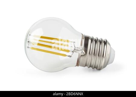 Led lamp close up isolated on white background Stock Photo