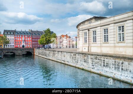 Beautiful Copenhagen city in Denmark Stock Photo