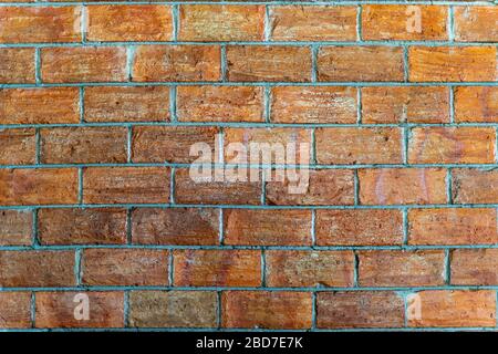 Abstract Brown brick tile Stock Photo