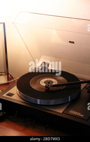 Linn Sondek LP12 record turntable Stock Photo