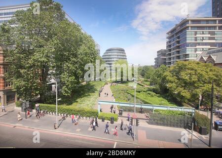 Potters Fields Park, London Bridge, Southwark Stock Photo