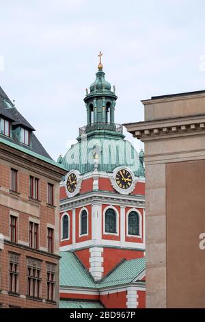 Saint James's Church in Stockholm, Sweden, Europe Stock Photo