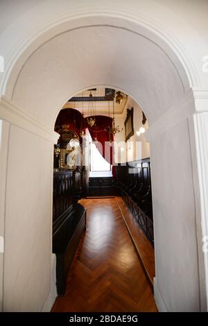 The Old Synagogue in Dubrovnik, Croatia is the oldest Sefardic synagogue still in use today in the world and the second oldest synagogue in Europe. Stock Photo