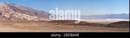 Amargosa Range and the Badwater Basin, Death Valley National Park, California, United States. Stock Photo