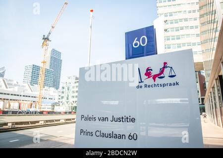 DEN HAAG, 08-04-2020, Courthouse The Hague Stock Photo