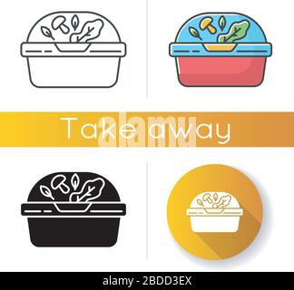 Food in container RGB color icon Stock Vector Image & Art - Alamy