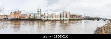 Broomielaw, North Bank of the River Clyde, Glasgow Stock Photo