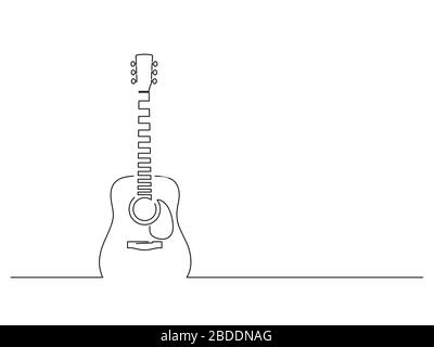 Music isolated line drawing, vector illustration design. Stock Vector