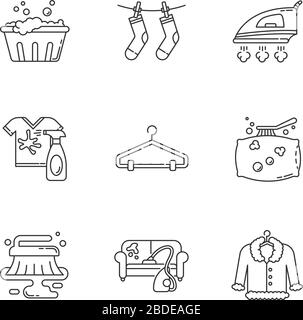 Laundry basket pixel perfect RGB color icon. Clothes organizer. Hamper for  dirty clothes. Modern home furniture store. Isolated vector illustration.  Simple filled line drawing. Editable stroke 17052648 Vector Art at Vecteezy