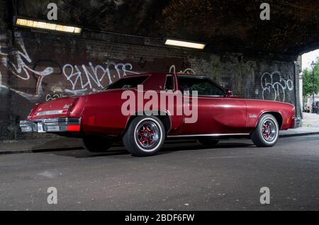 1975 Oldsmobile Cutlass 'Salon' classic American sedan/coupe Stock Photo