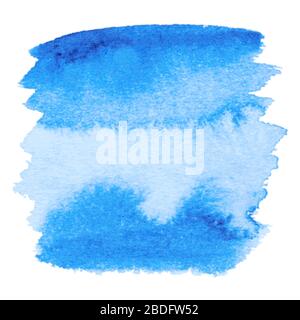 Blue watercolor abstract background vector Stock Vector