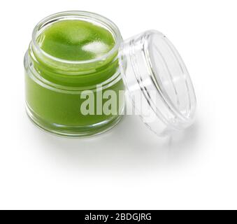 handmade rosemary balm isolated on white background Stock Photo