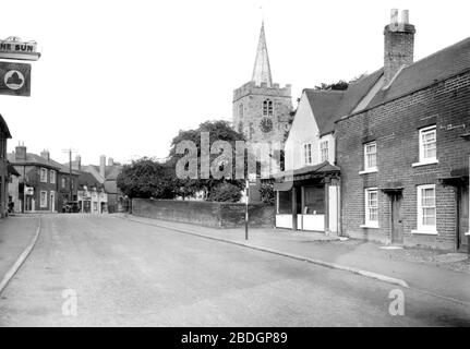 The High Street, Chobham, Surrey, England, United Kingdom Stock Photo ...