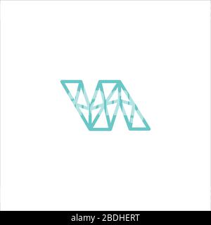 Initial letter va logo or av logo vector design templates Stock Vector