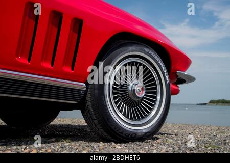 1966 Corvette Stingray classic American sports car Stock Photo