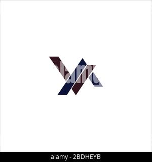 Initial letter va logo or av logo vector design templates Stock Vector