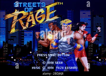 Streets of rage sega genesis cheap