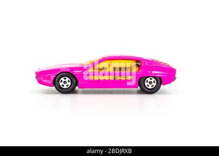 Lesney Products Matchbox model toy car 1 75 series no.20 Lamborghini Marzal Stock Photo Alamy