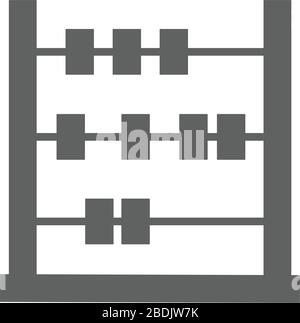 Beautiful design and fully editable Abacus icon, calculate, math, mathematics vector design. Stock Vector