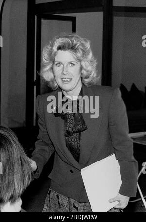 Mary Elizabeth Tipper Gore campaigning for her husband at the Saint Francise Yacht club, in San Francisco,  California, March 1988 Stock Photo