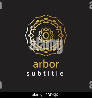ornament logo Stock Vector