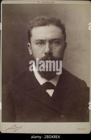 Gustave Geffroy - französischer Schriftsteller. Stock Photo