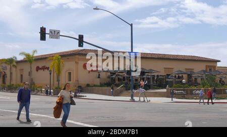 Cheesecake factory restaurant in San Diego - CALIFORNIA, USA - MARCH 18, 2019 Stock Photo