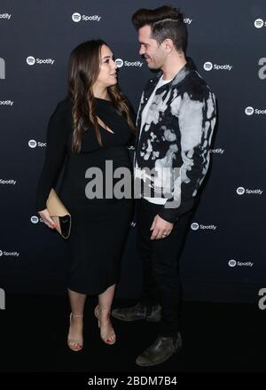 West Hollywood, United States. 08th Apr, 2020. (FILE) Andy Grammer and Wife Aijia Lise Grammer Welcome Daughter Israel Blue Grammer. Andy Grammer and Aijia Lise Grammer are welcoming their second child. WEST HOLLYWOOD, LOS ANGELES, CALIFORNIA, USA - JANUARY 23: Aijia Lise Grammer and husband/singer Andy Grammer arrive at the Spotify Best New Artist 2020 Party held at The Lot Studios on January 23, 2020 in West Hollywood, Los Angeles, California, United States. (Photo by Xavier Collin/Image Press Agency) Credit: Image Press Agency/Alamy Live News Stock Photo
