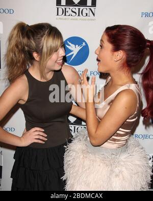 December 7, 2011, Beverly Hills, CA, USA: LOS ANGELES - OCT 7:  Jennette McCurdy Ariana Grande at the 2011 Divine Design Gala at the Beverly Hilton Hotel on October 7, 2011 in Beverly Hills, CA (Credit Image: © Kay Blake/ZUMA Wire) Stock Photo