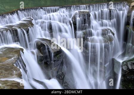 Shifen Waterfall in New Taipei City Taiwan Stock Photo