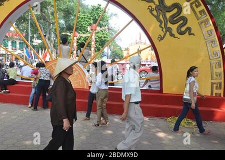 Hanoi celebrates 1000 years as capital of Vietnam. Stock Photo