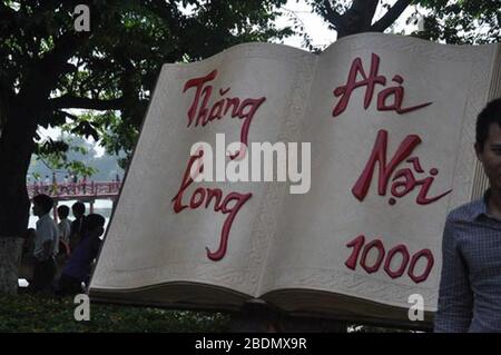 Hanoi celebrates 1000 years as capital of Vietnam. Stock Photo